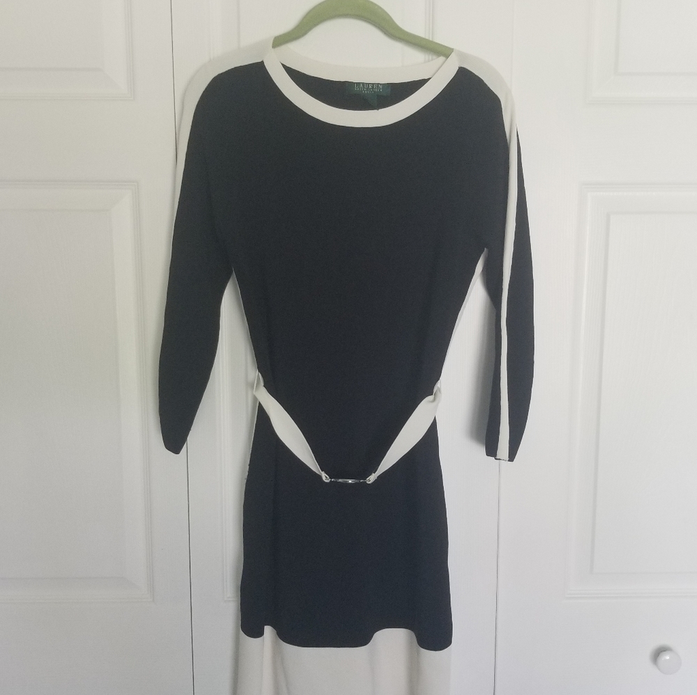 Black and White Ralph Lauren Dress